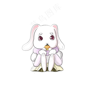 中秋节月兔可爱玉兔商用形象