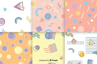 孟菲斯图案系列背景