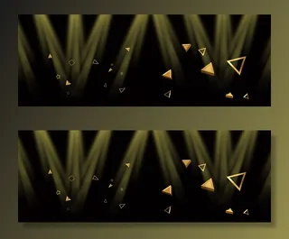 双12促销季简约黑金banner