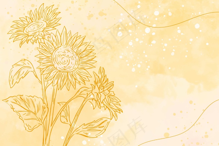 带有手绘元素的背景样式