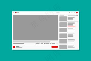 浏览器视频媒体窗口图标