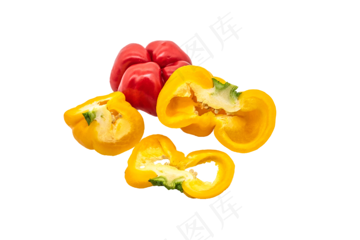 切开蔬菜菜椒(3000*2000px 300 dpi )
