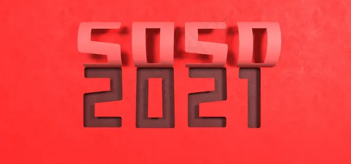 c4d2021新年翻页文字