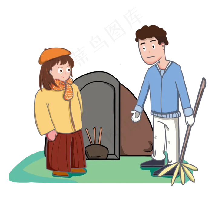 初春二十四节气扫墓(2000X2000(DPI:300))psd模版下载