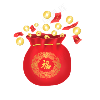 电商新年活动福袋素材