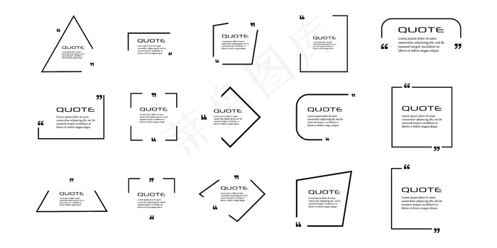 报价框框，大套。报价框图标。短信报价框。背景。插图eps,ai矢量模版下载
