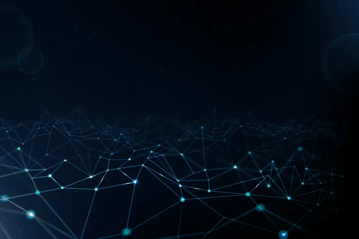 5g 网络技术背景与蓝色数字线eps,ai矢量模版下载