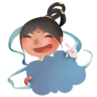 中秋节嫦娥和玉兔