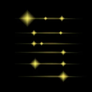 金色光效PNG免扣源文件