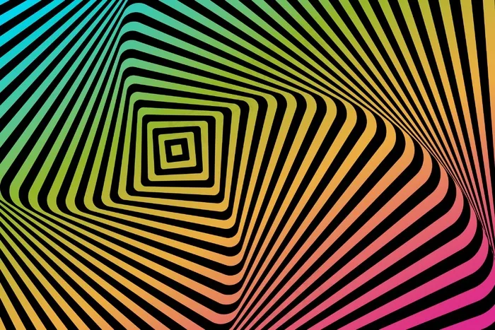 迷幻性视错觉背景eps,ai矢量模版下载