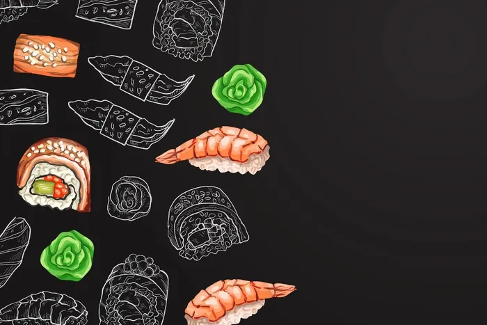 餐厅壁画eps,ai矢量模版下载
