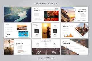 最小幻灯片模板