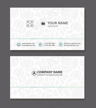 时尚大气创意名片设计