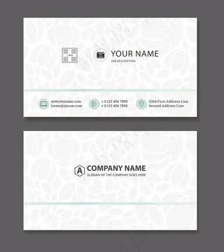 时尚大气创意名片设计