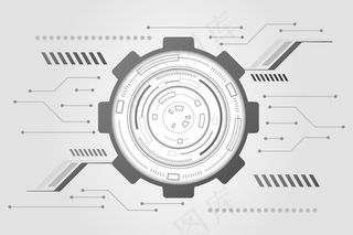 最少的白色技术背景