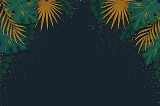 用于缩放的热带树叶背景