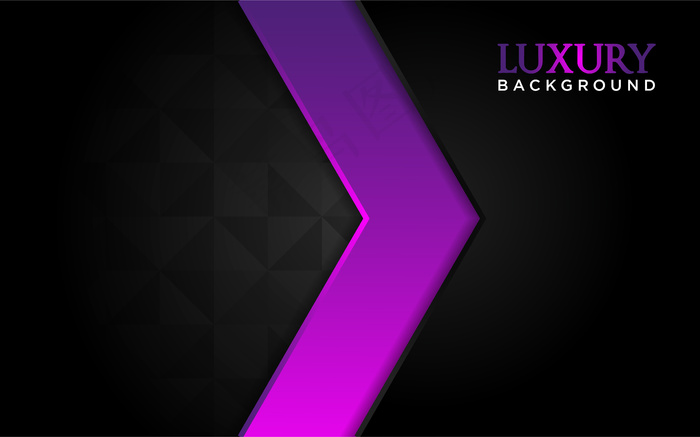 奢华的紫色马赛克背景，粉色线条