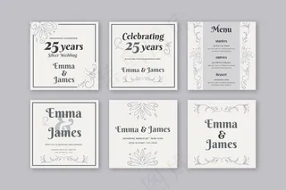 25周年纪念模板