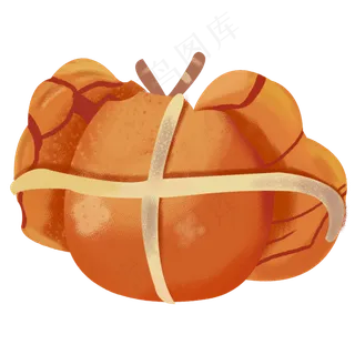 手绘大闸蟹葱蒜酒素材