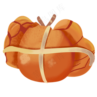 手绘大闸蟹葱蒜酒素材