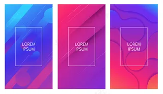 抽象最小梯度形状几何背景。插图