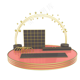 电商展台小舞台