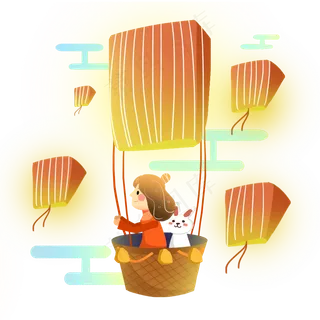 中秋节赏花灯的女孩素材 中秋节赏花灯的女孩素材