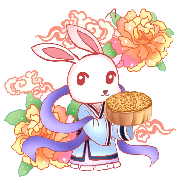 古风玉兔月饼(2480X2480(DPI:299))psd模版下载