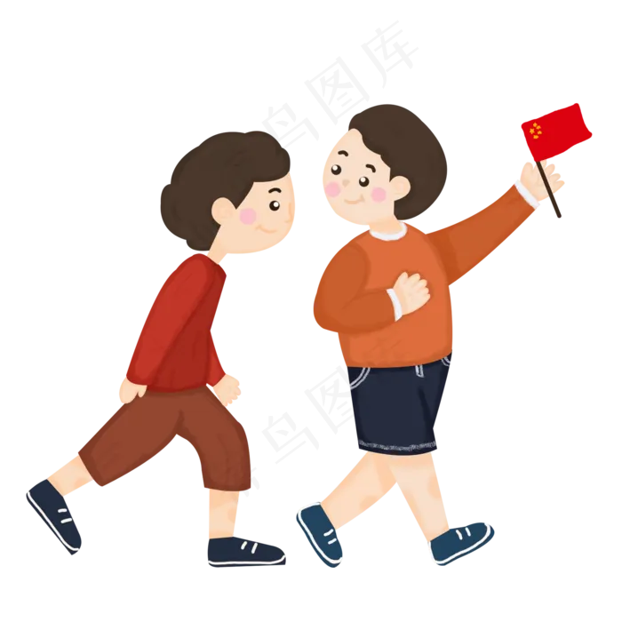 国庆节人物旅游(2000X2000(DPI:300))psd模版下载