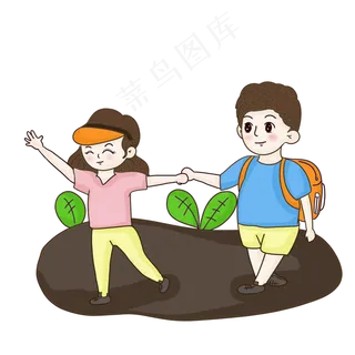 情侣七夕郊外旅游元素