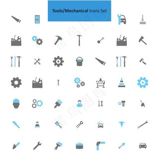 机械工具图标集