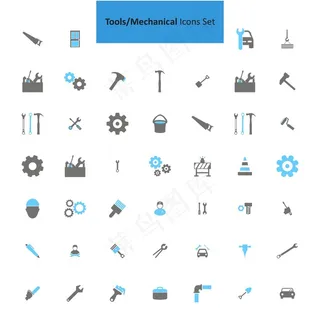 机械工具图标集
