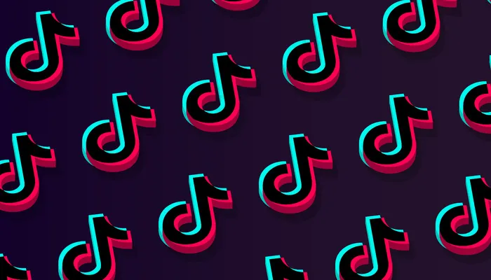 Tiktok社交网络模式背景。eps,ai矢量模版下载