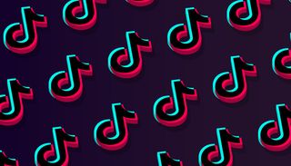 Tiktok社交网络模式背景。