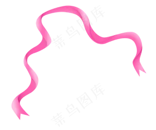 七夕情人节爱情彩带装饰免抠png