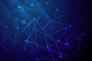 渐变网络连接背景