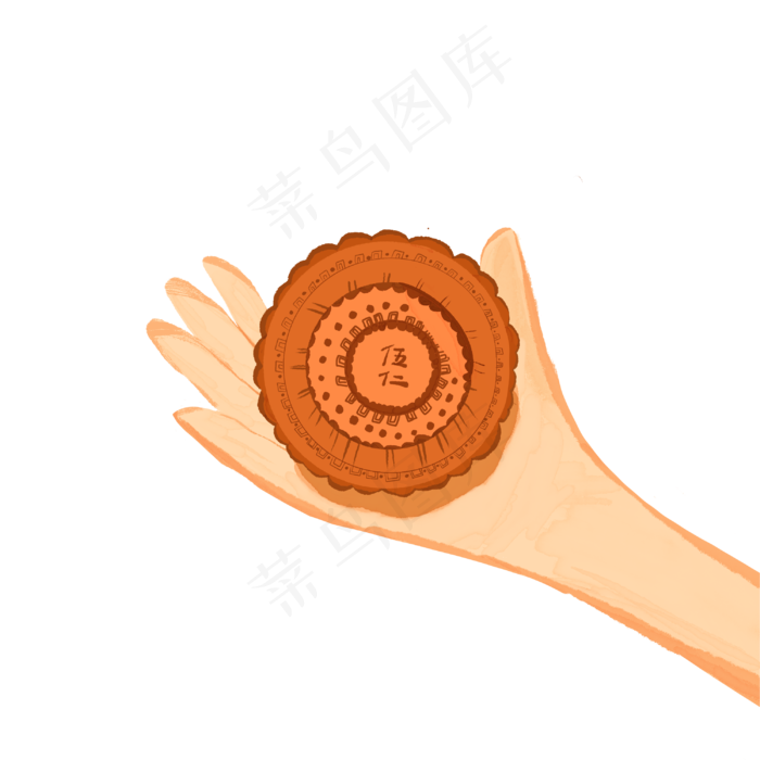 中秋五仁月饼(3000X3000(DPI:300))psd模版下载