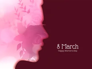 现代快乐妇女节活动庆典背景