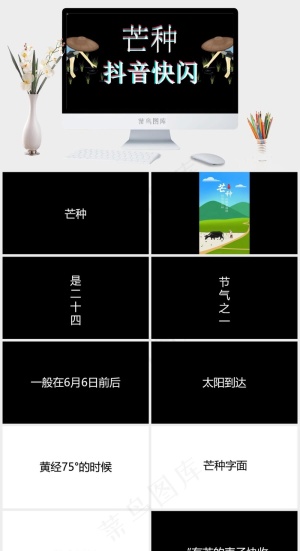 芒种
黑色硬朗营销PPT模板