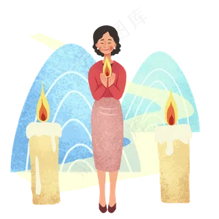 教师节老师和蜡烛