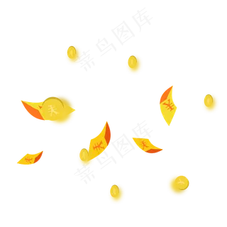 飘散的金币电商双十一