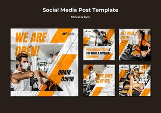 Instagram发布了流感大流行期间在健身房锻炼的集锦