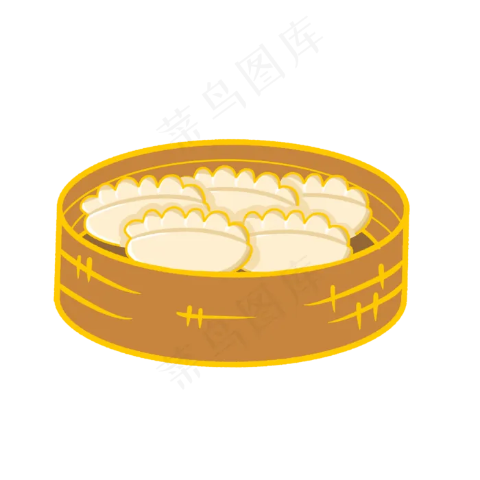 国潮冬至蒸饺(3000X3000(DPI:300))psd模版下载