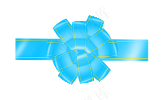 七夕情人节爱情彩带装饰免抠png