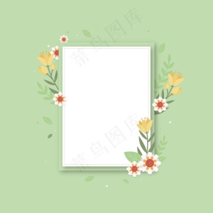 平面设计弹簧花框