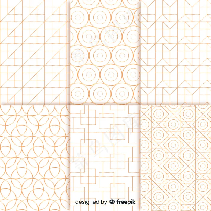 几何豪华图案系列eps,ai矢量模版下载