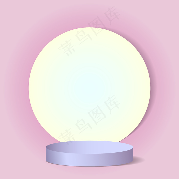 美丽奢华的粉红色背景，带形状和底座eps,ai矢量模版下载
