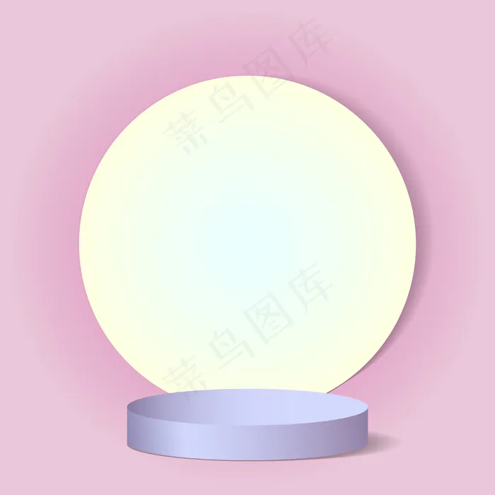 美丽奢华的粉红色背景，带形状和底座eps,ai矢量模版下载