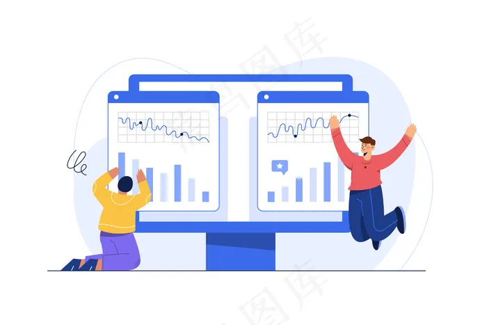 商业插图的成败eps,ai矢量模版下载