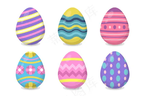 平面设计复活节彩蛋系列